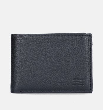 Crinkles Portemonnees Zwart/Bruin