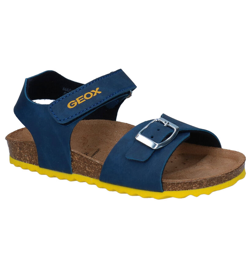 Geox Ghita Blauwe Sandalen in kunstleer (303740)