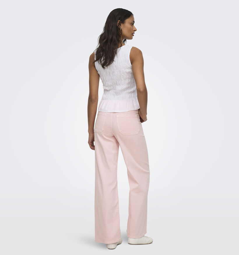 JDY Iris Stretch Pantalon L32 en Rose pour femmes (370061)