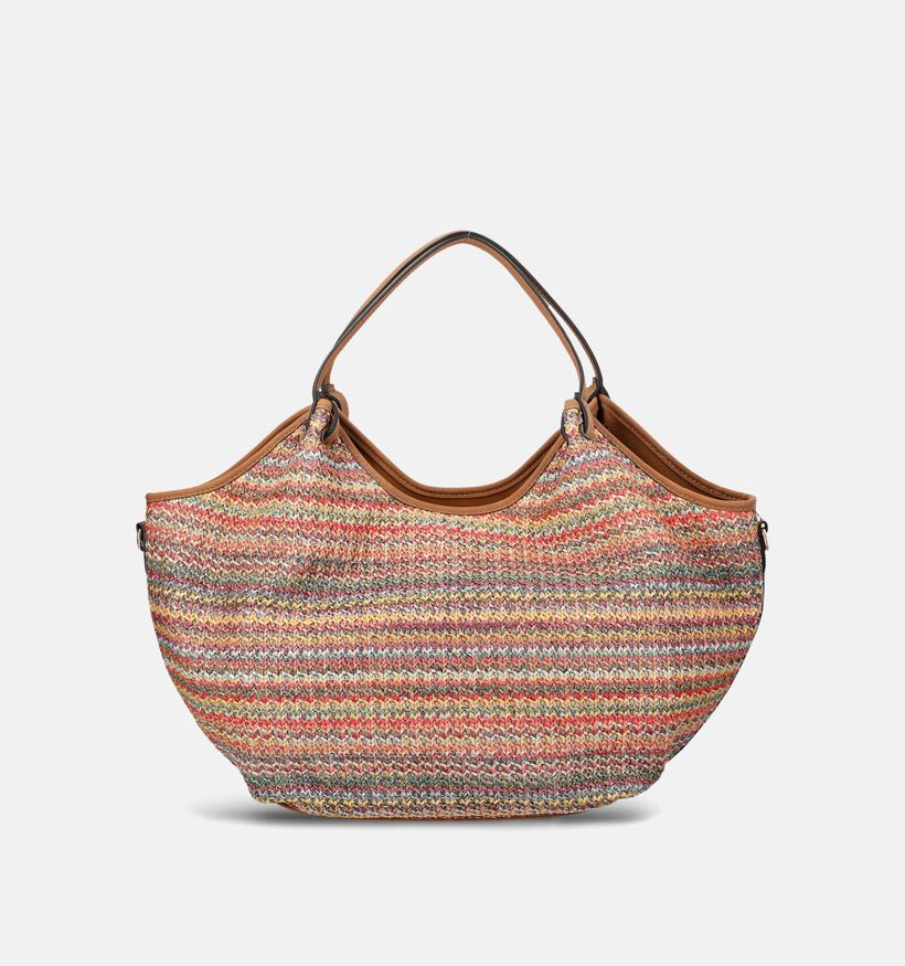 Marco Tozzi Bruine/Multi Shoppertas met Riem voor dames (372367)