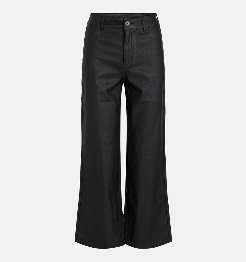 Vila Emma Wide leg jeans L32 en Noir pour femmes (328873)