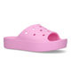 Crocs Classic Platform Nu-pieds en Rose pour femmes (322211)