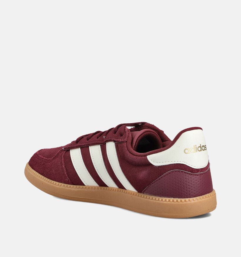 adidas Breaknet Sleek Baskets en Bordeaux pour femmes (365442) - pour semelles orthopédiques