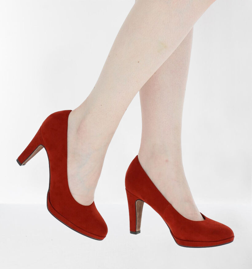 Marco Tozzi Feel Me Rode Pumps voor dames (280541)