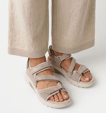 Gabor Rollingsoft Sandales Beige/Bleu