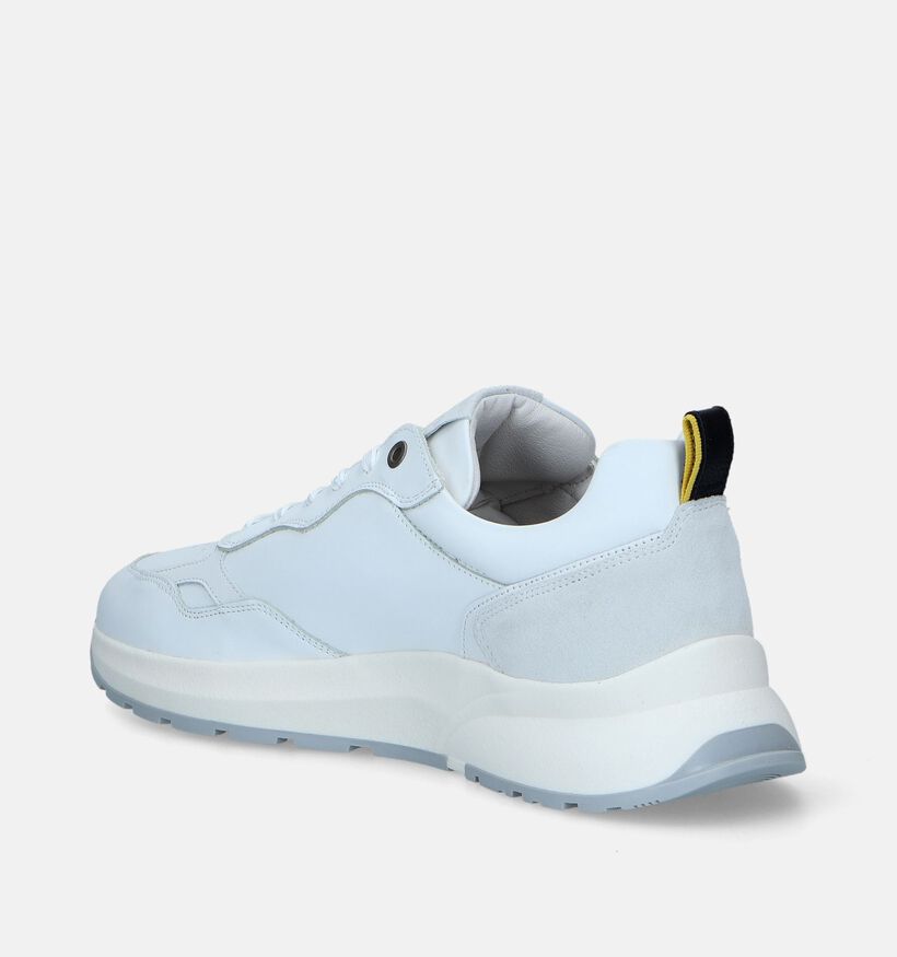 Lyle & Scott Witte Veterschoenen voor heren (348705) - geschikt voor steunzolen