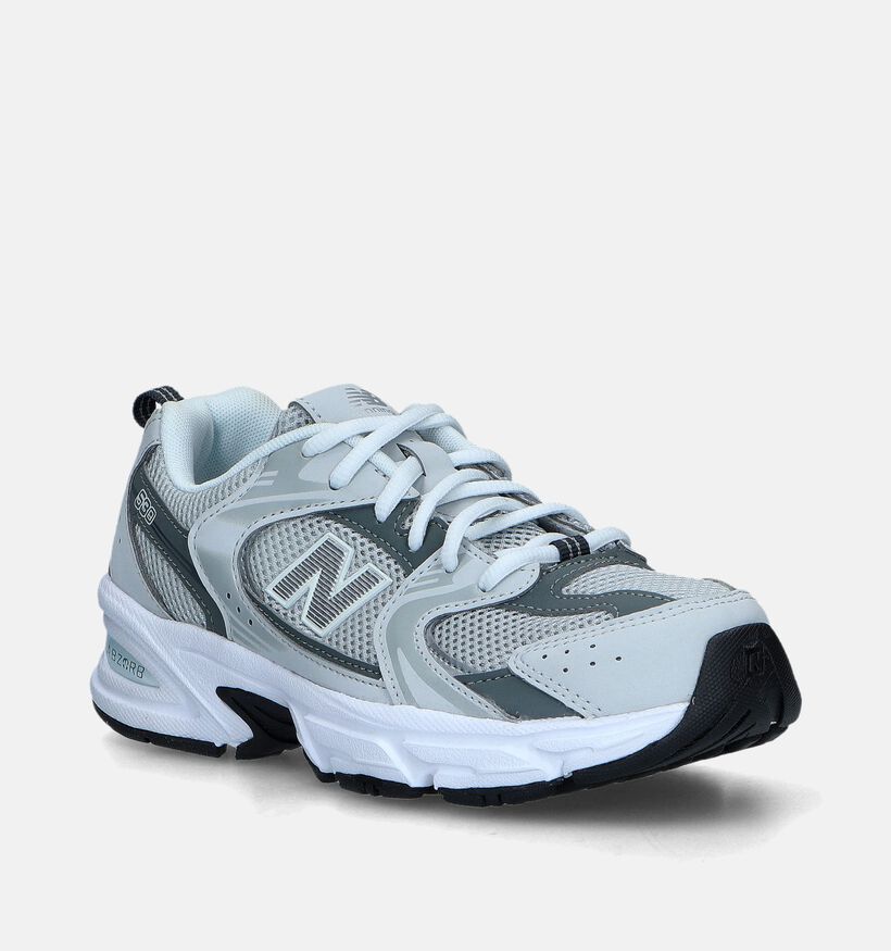 New Balance 530 Baskets en Blanc pour filles, garçons (353446) - pour semelles orthopédiques