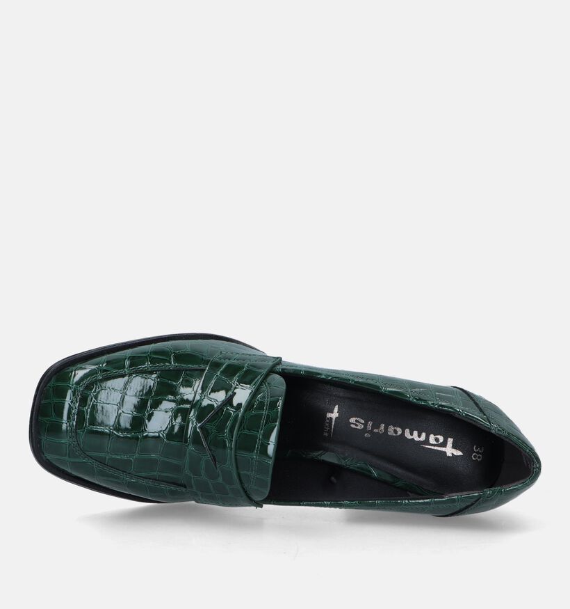 Tamaris Groene Mocassins met hak voor dames (344601)