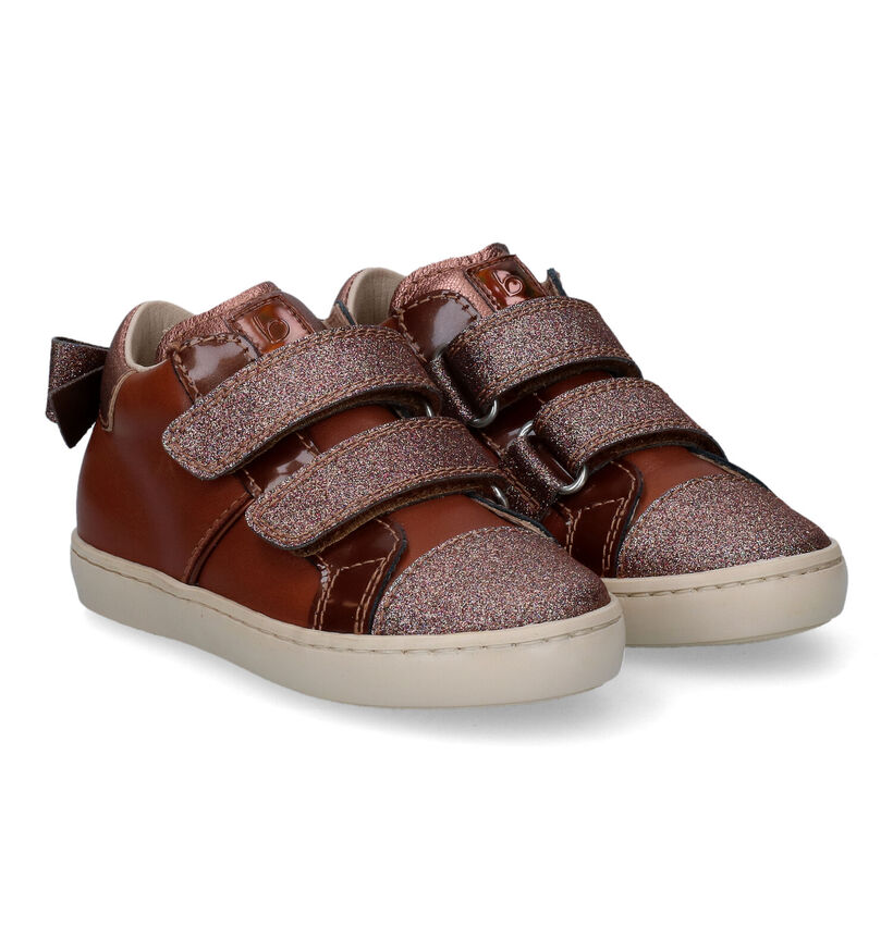 Beberlis Cognac Velcroschoenen voor meisjes (315697)