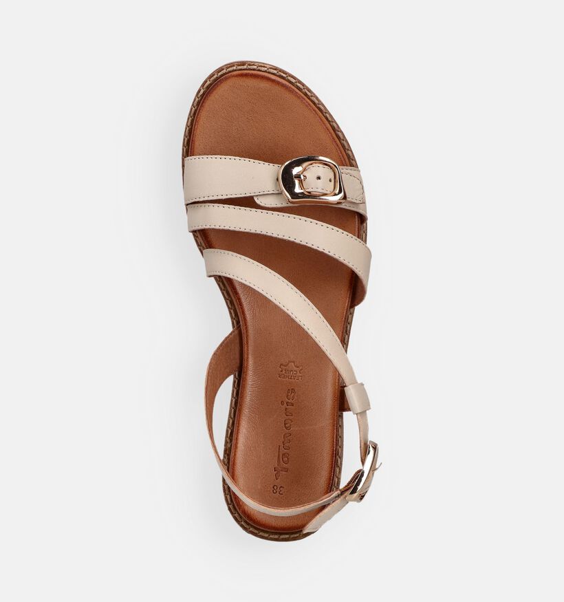 Tamaris Lichtbeige Sandalen voor dames (371723)