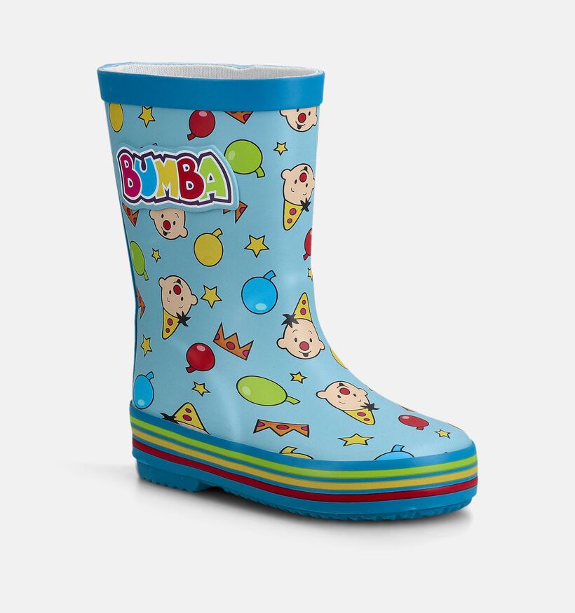 Bumba Boots pour b&eacute;b&eacute; en Bleu clair pour filles, gar&ccedil;ons (375211) - pour semelles orthop&eacute;diques