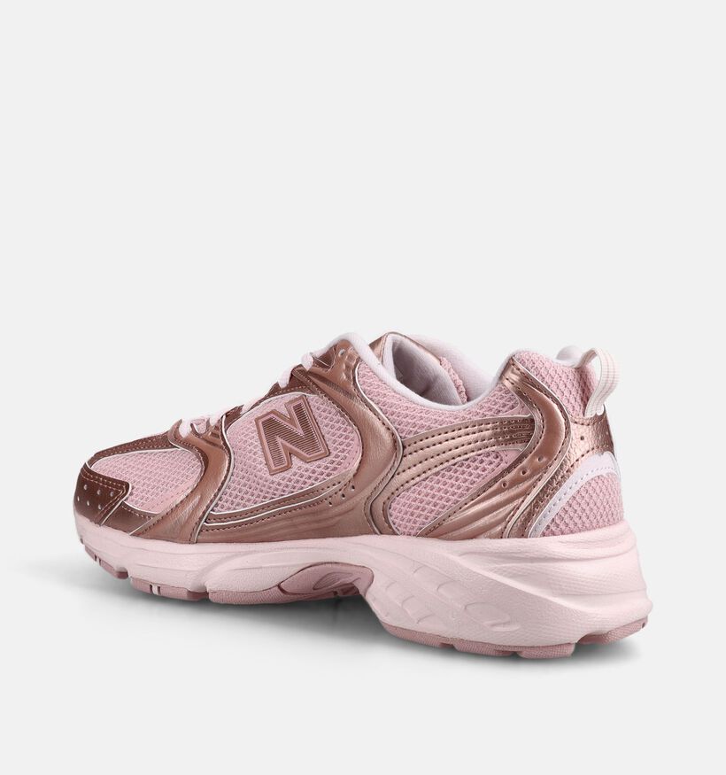 New Balance 530 Ros&eacute; Gouden/Lichtroze Sneakers voor dames (375009) - geschikt voor steunzolen