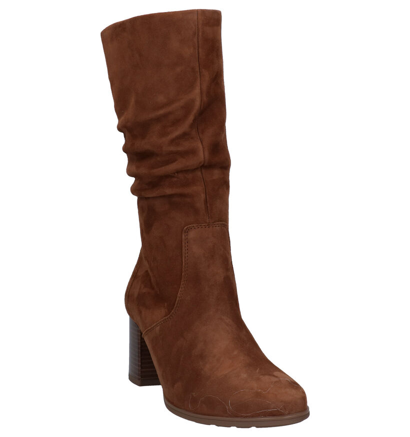 Comfort Bottes courtes en Cognac en nubuck (282344)