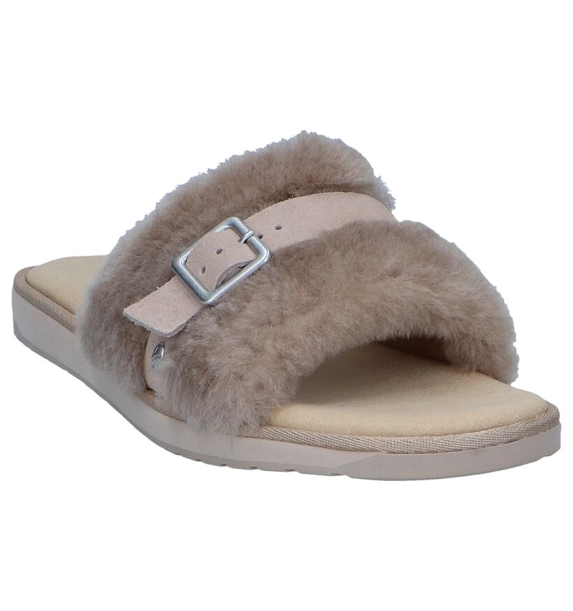 Lichtrode Slippers EMU Warden Stinger in wol (245685)