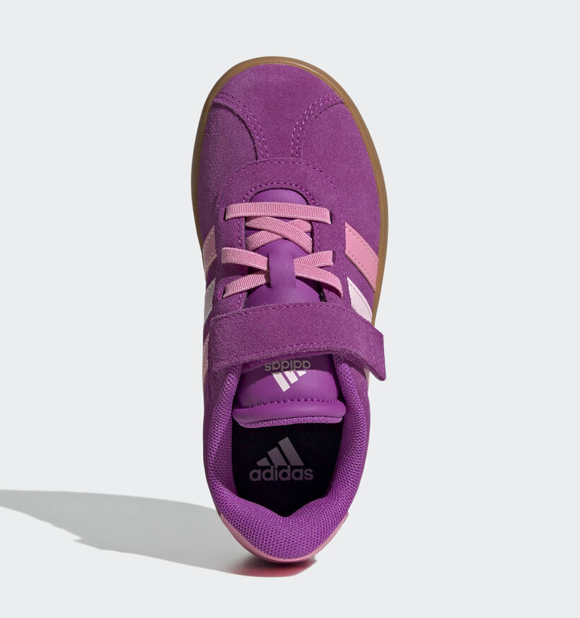 adidas Court 3.0 Paarse Sneakers voor meisjes (350139)