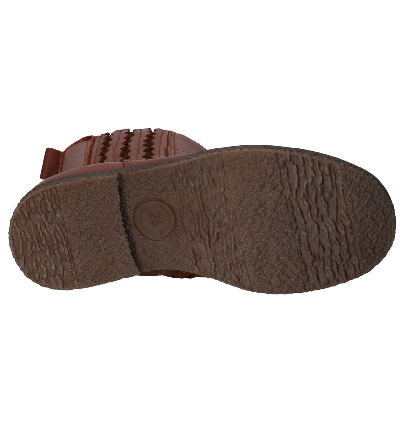 Little David Jara Bottes basses en Cognac pour filles (298818) - pour semelles orthopédiques