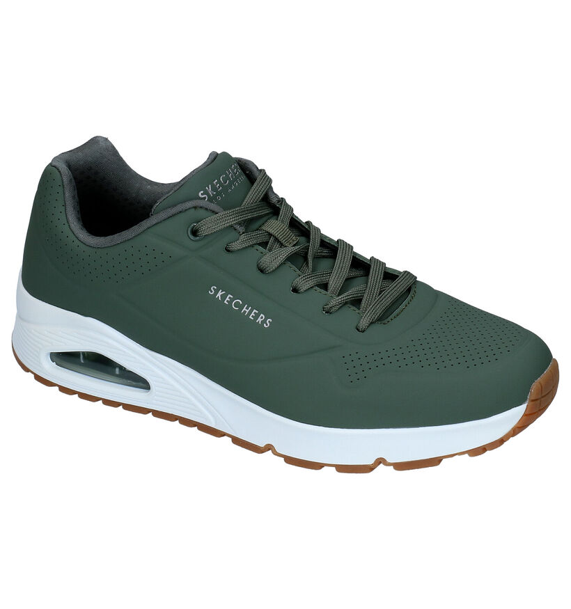 Skechers Uno Stand On Air Zwarte Sneakers voor heren (334160)