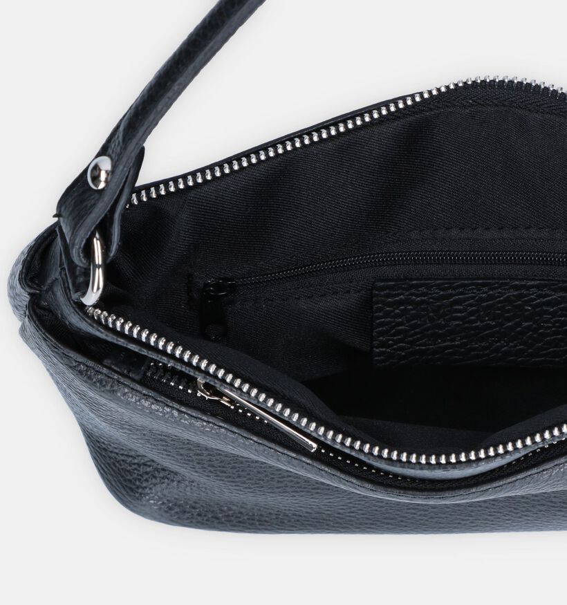 Time Mode Giov Sac à bandoulière en Noir pour femmes (337475)