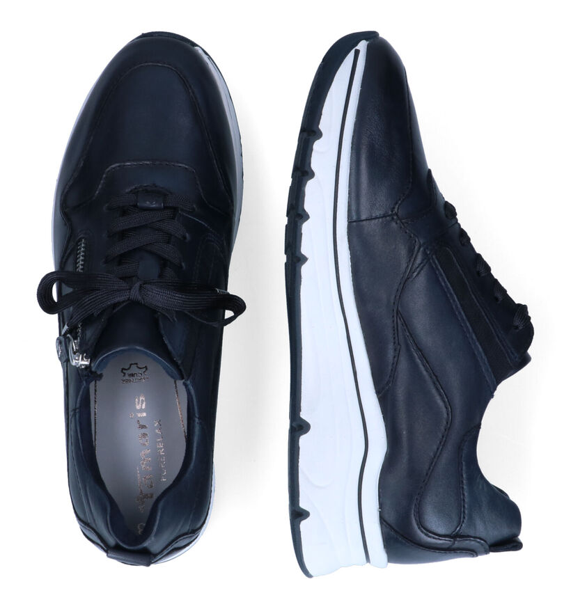 Tamaris Pure Relax Chaussures &agrave; lacets en Cognac en cuir (302763)