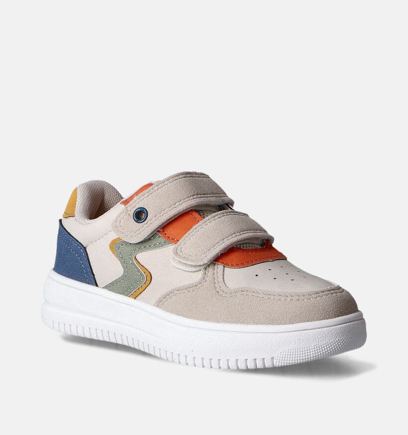 Milo & Mila Beige Velcroschoenen voor jongens (354455)