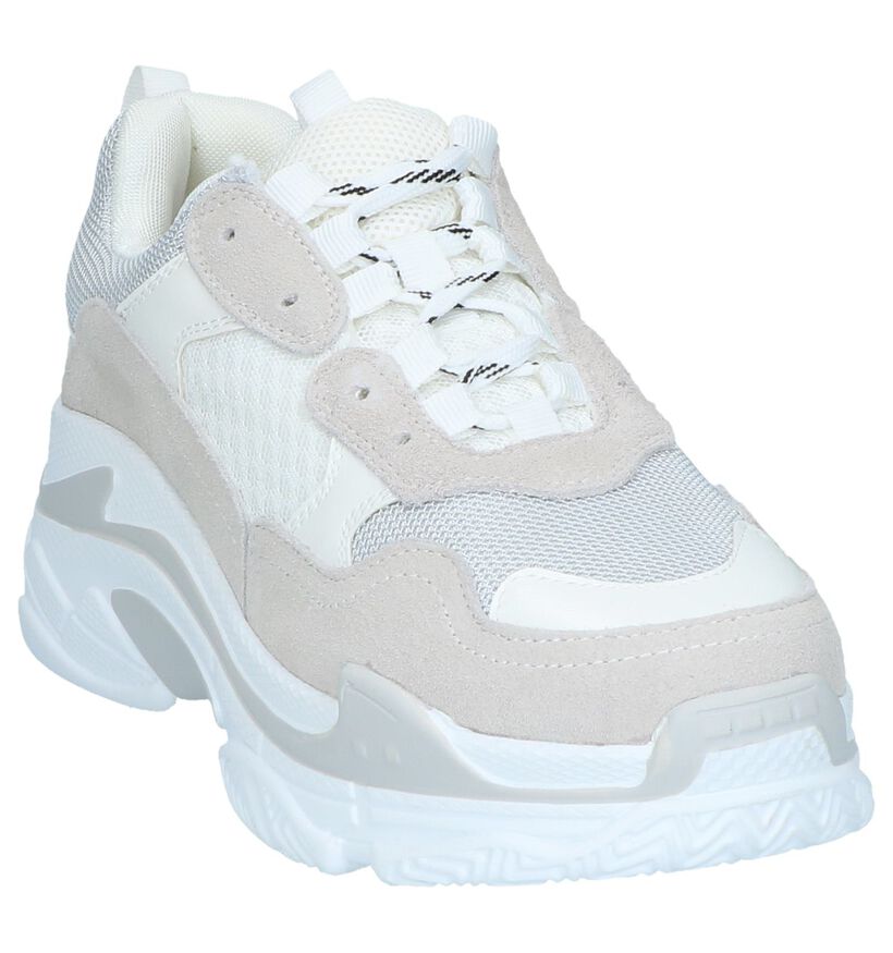 Witte Sneakers Youh! in kunstleer (248725)