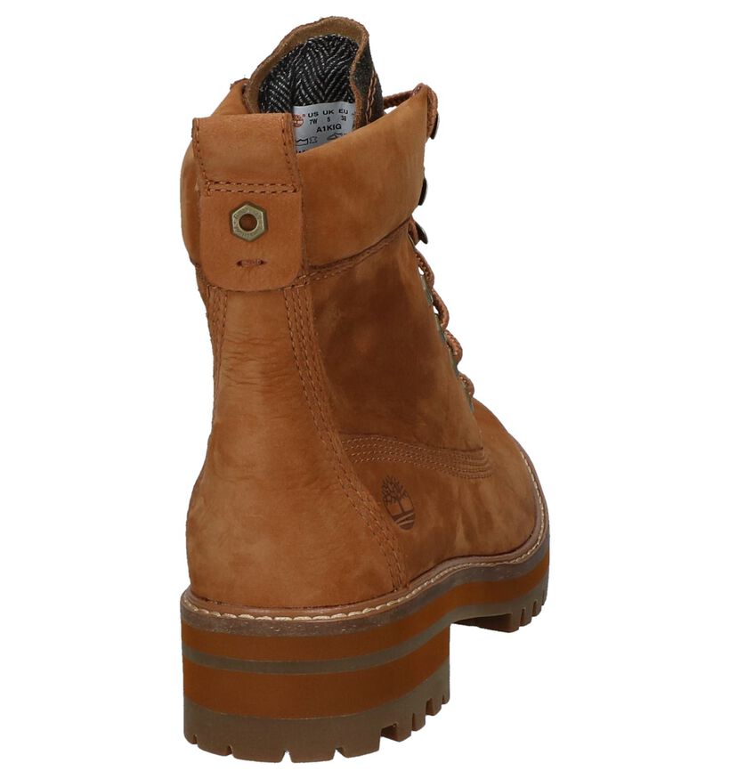 Cognac Boots Timberland Courmayeur Valley in nubuck (222502)