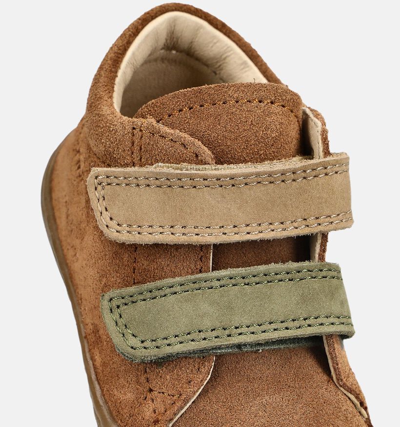 Naturino Corkel VL Bruine Babyschoenen voor jongens (380161) - geschikt voor steunzolen