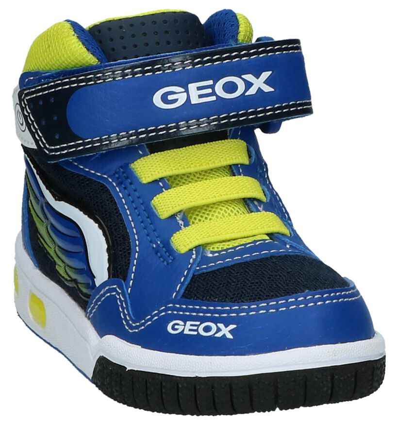 Geox Baskets hautes en Bleu en simili cuir (210533)