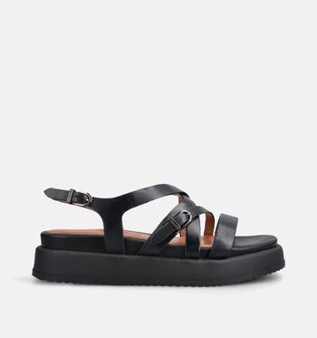 Tamaris Sandales Noir/Beige/Cognac