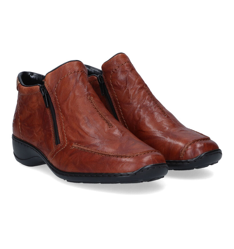 Rieker Bottines basses en Cognac pour femmes (328440)