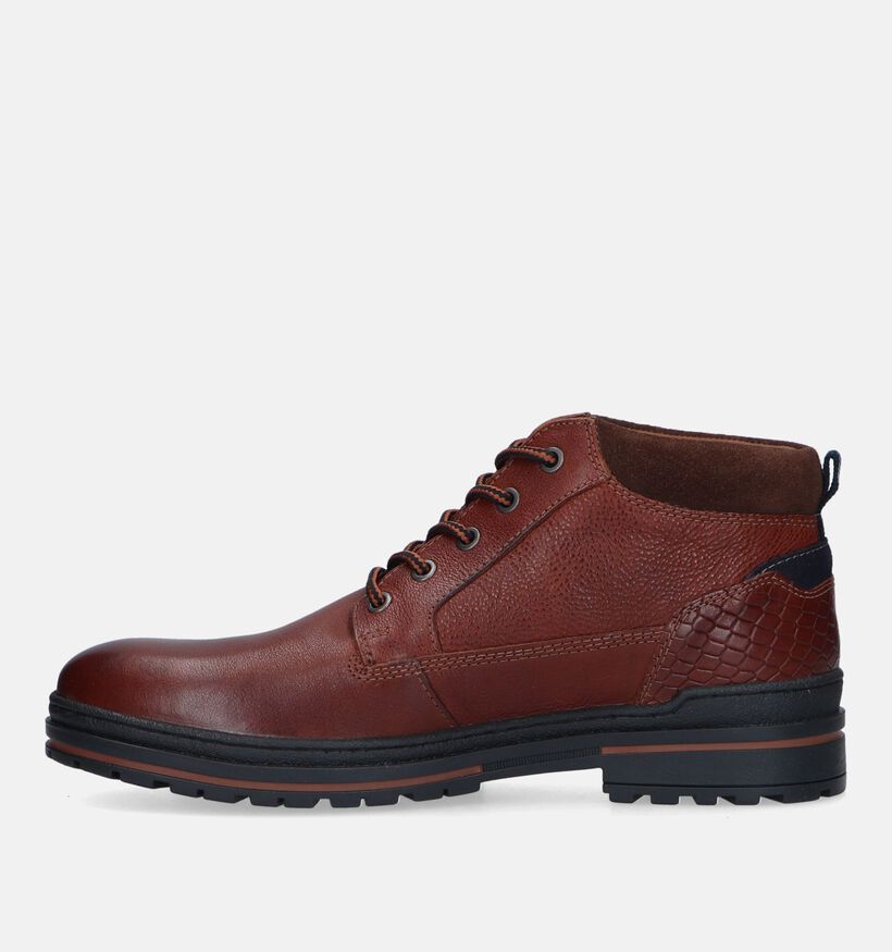 Australian Middelburg Cognac Boots voor heren (346959) - geschikt voor steunzolen