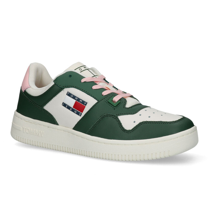 Tommy Hilfiger Retro Baskets en Vert pour femmes (326167) - pour semelles orthopédiques