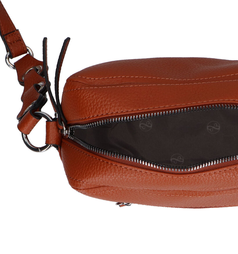 Emily & Noah Henny Cognac Crossbody Tas in kunstleer (308770)