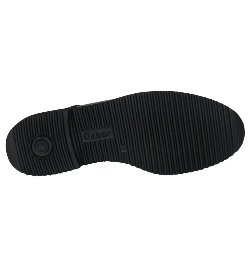 Gabor Optifit Chaussures Basses en Noir en cuir (260214)