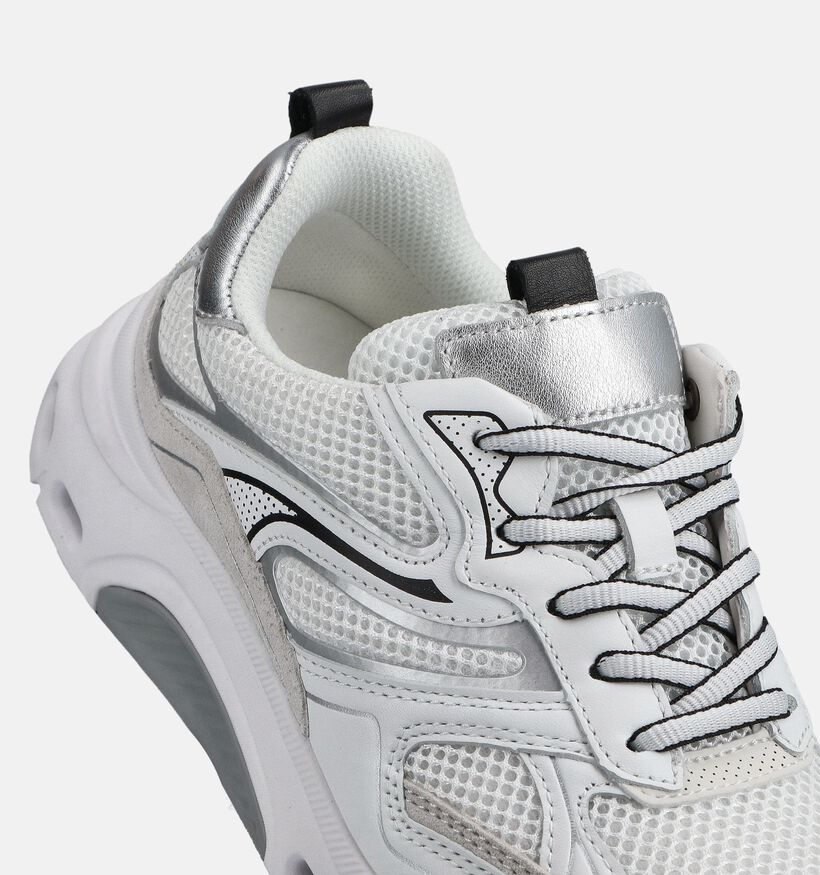 Gabor Rollingsoft Baskets casual en Blanc pour femmes (368412) - pour semelles orthop&eacute;diques