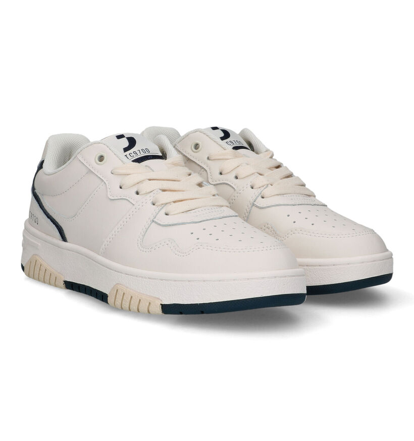 SJ Icon Witte Sneakers voor jongens, meisjes (322399) - geschikt voor steunzolen