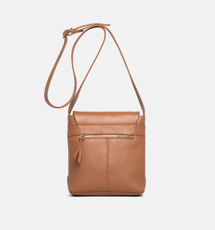 Crinkles Cognac Crossbodytas voor dames (365734)