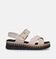 Rieker Beige Sandalen met sleehak voor dames (339069)