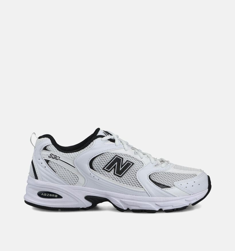New Balance 530 Zwarte Sneakers New Balance 530 Witte Sneakers voor heren (366256) - geschikt voor steunzolen
