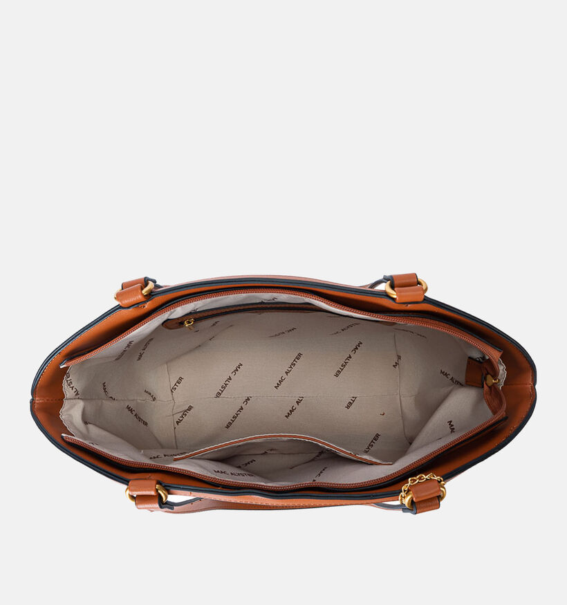 Mac Alyster Cabas en Gris/Cognac pour femmes (372858)