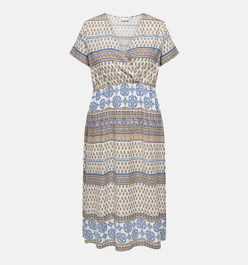 ONLY Carmakoma Beth Robe mi-longue en Beige pour femmes (343496)