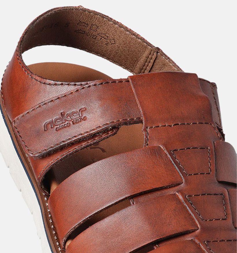 Rieker Sandales en Cognac pour hommes (354822)