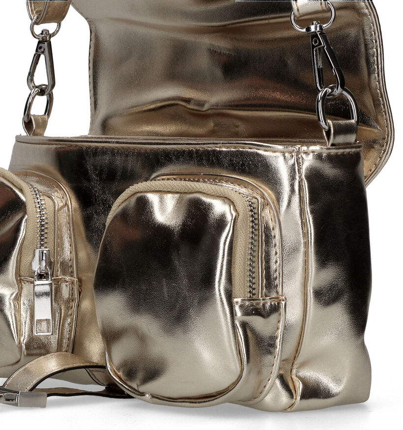 J.M Factory Gouden Crossbody Tas voor dames (334603)