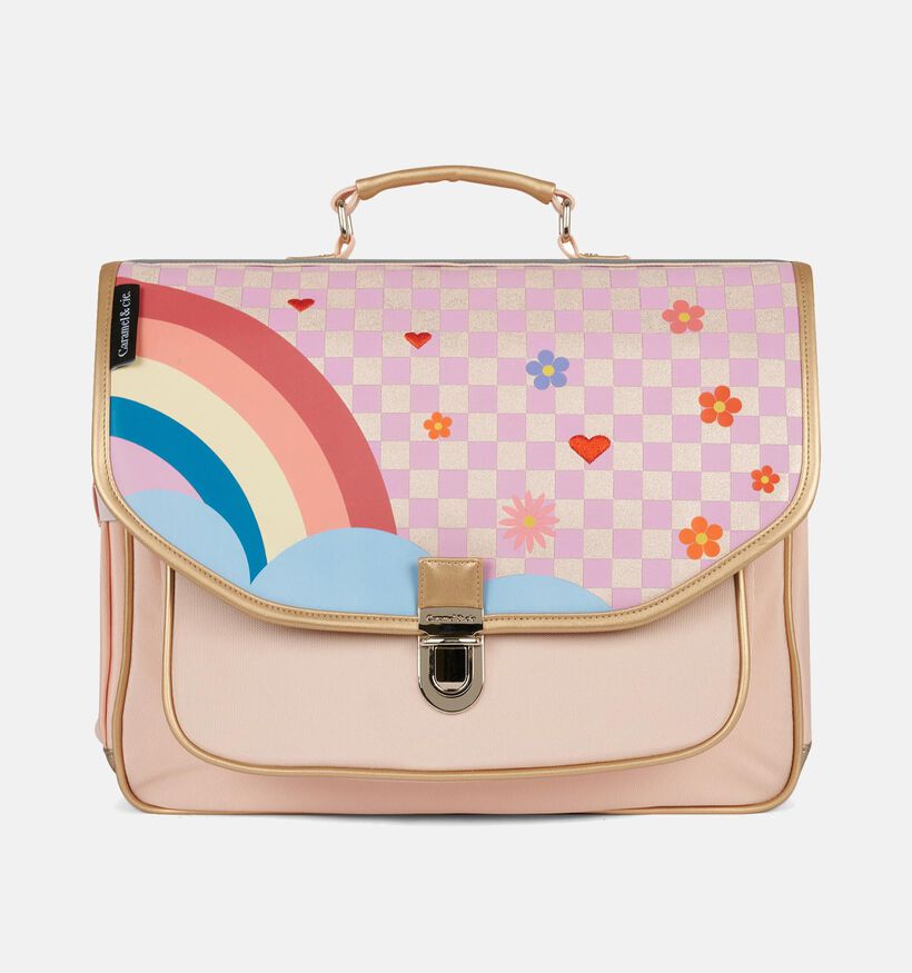 Caramel & cie. Happy Sky Cartable en Rose pour filles (359317)