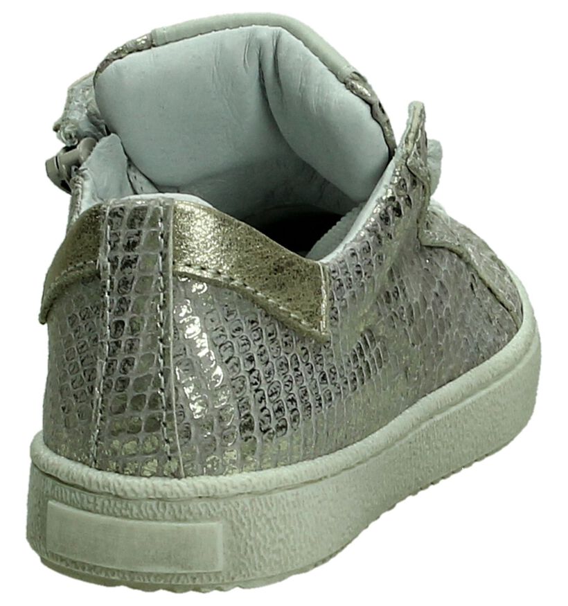 Hampton Bays Zilveren Metallic Sneakers in nubuck (189858)