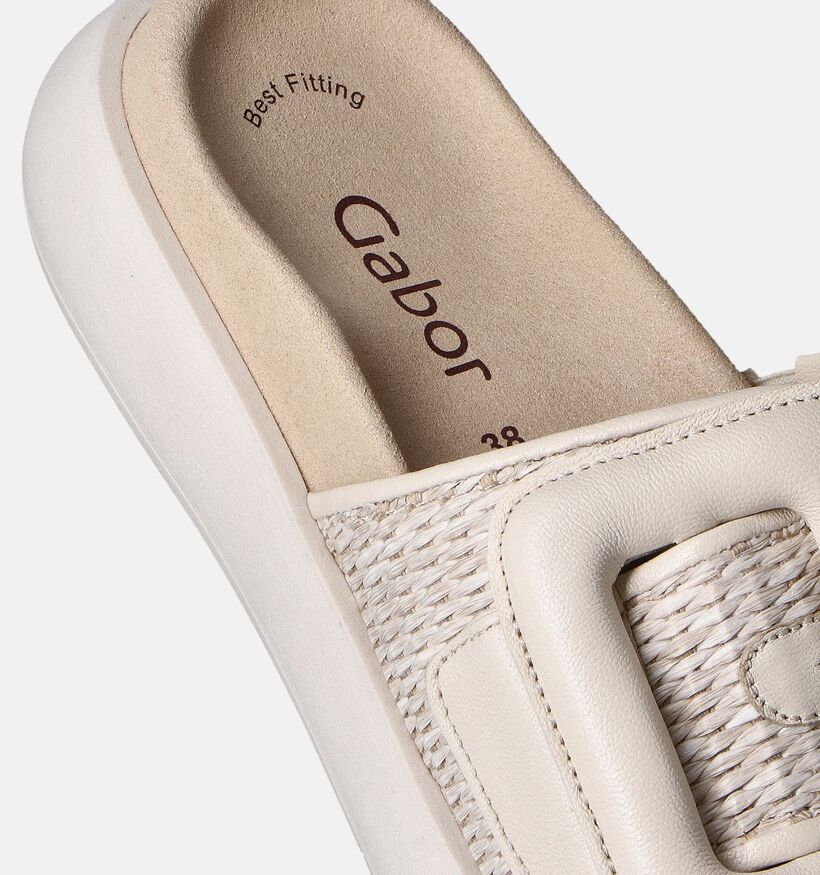 Gabor Best Fitting Nu-pieds en Écru pour femmes (355767)