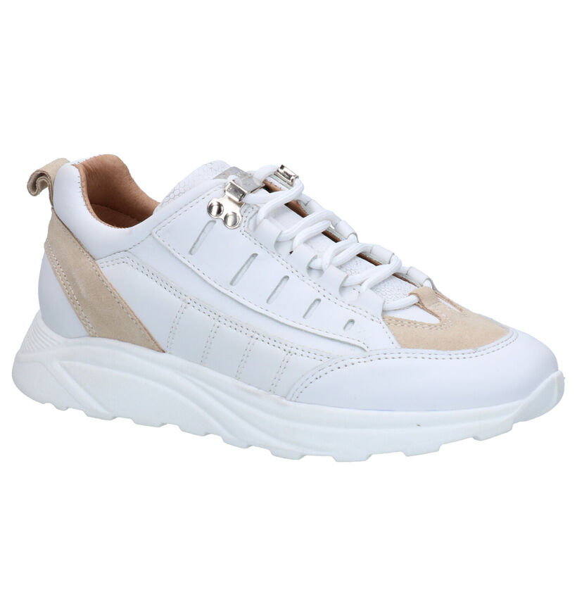 Scapa Witte Sneakers in leer (270352)