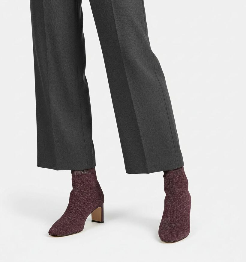 La Strada Bordeaux Enkellaarzen La Strada Bordeaux Enkellaarzen voor dames (374316)