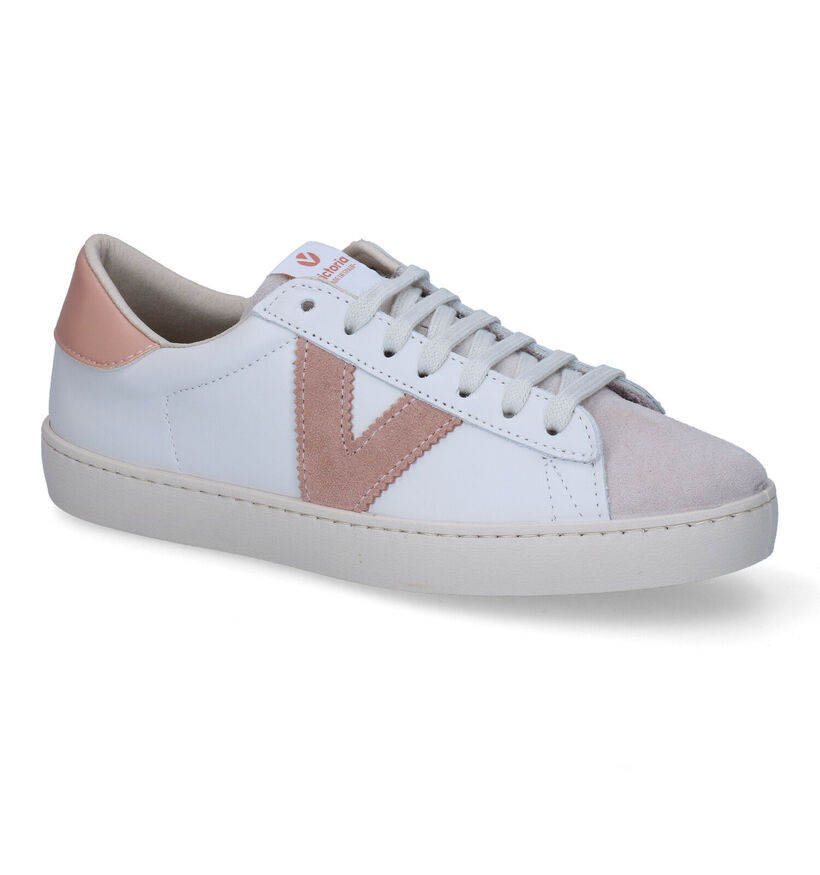 Victoria Baskets casual en Blanc en cuir (305337)