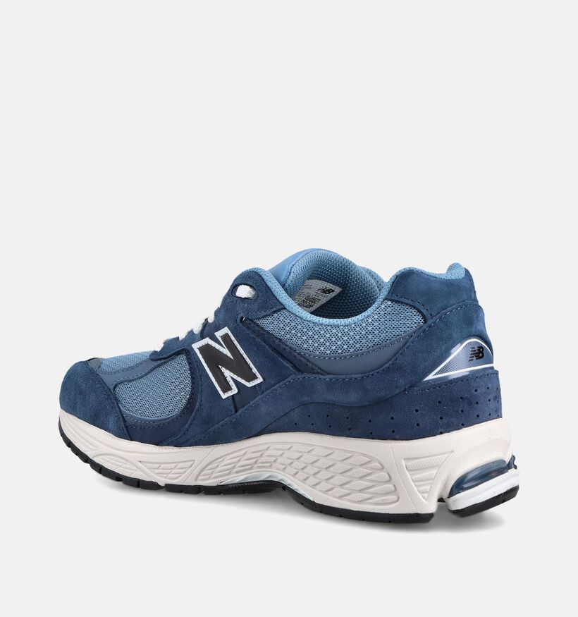 New Balance 2002 Baskets basses en Bleu pour hommes (375119) - pour semelles orthop&eacute;diques